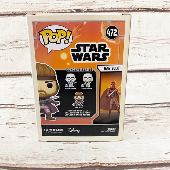 FUNKO Star Wars Concept Series Han Solo Funko Pop - Picture 3 of 5